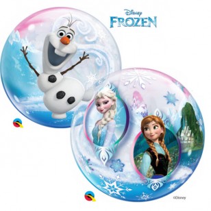 Disney Frozen Bubble Elsa & Anna Olaf Balloon